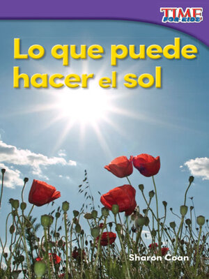 cover image of Lo que puede hacer el sol